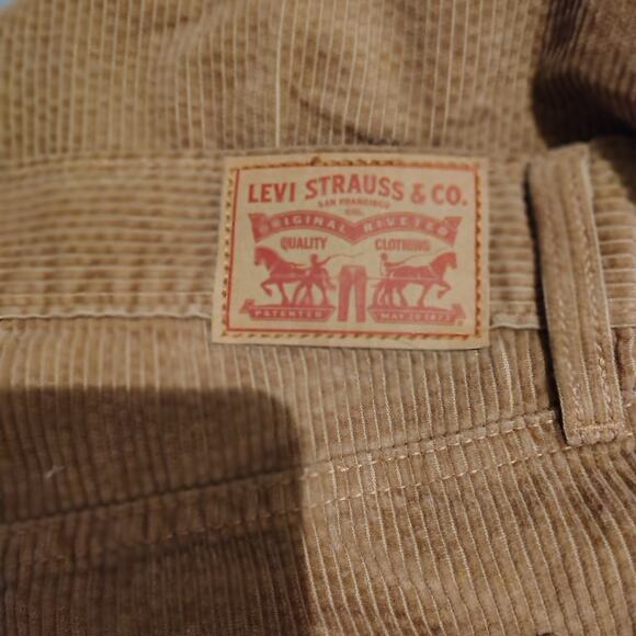 Levi’s Middy Corduroy Pants size 27x30 tan - Picture 4 of 7